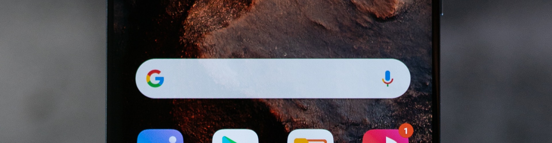 Smartphone close-up